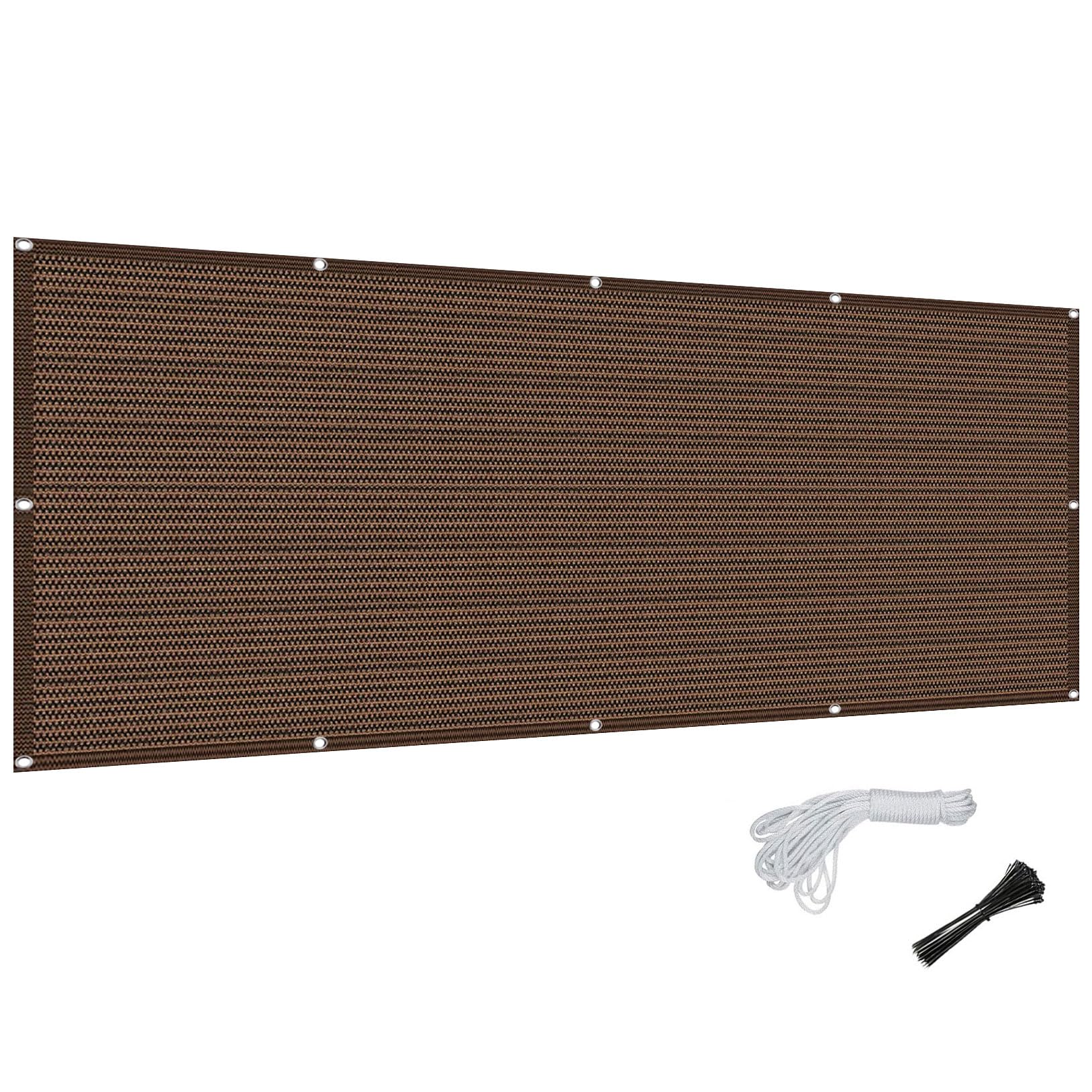 Brise vue balcon respirant anti-UV et résistant au vent fort