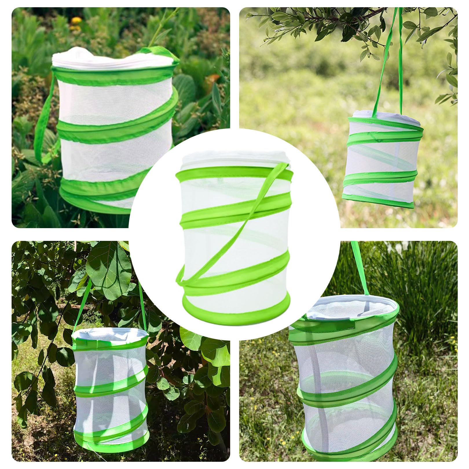 Filet papillon pour enfants, cage pliable pour insectes, habitat jardin éducatif