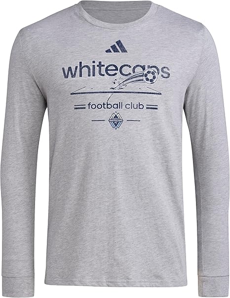 adidas Men's Vancouver Whitecaps FC Pre-Game Long Sleeve T-Shirt