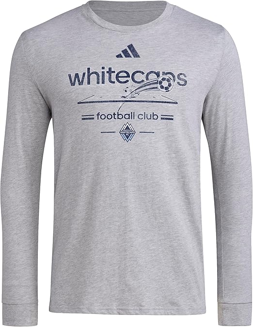 adidas Men's Vancouver Whitecaps FC Pre-Game Long Sleeve T-Shirt
