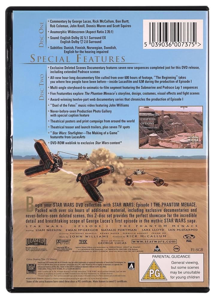 Star Wars I: The Phantom Menace [DVD] [Import]: Amazon.ca