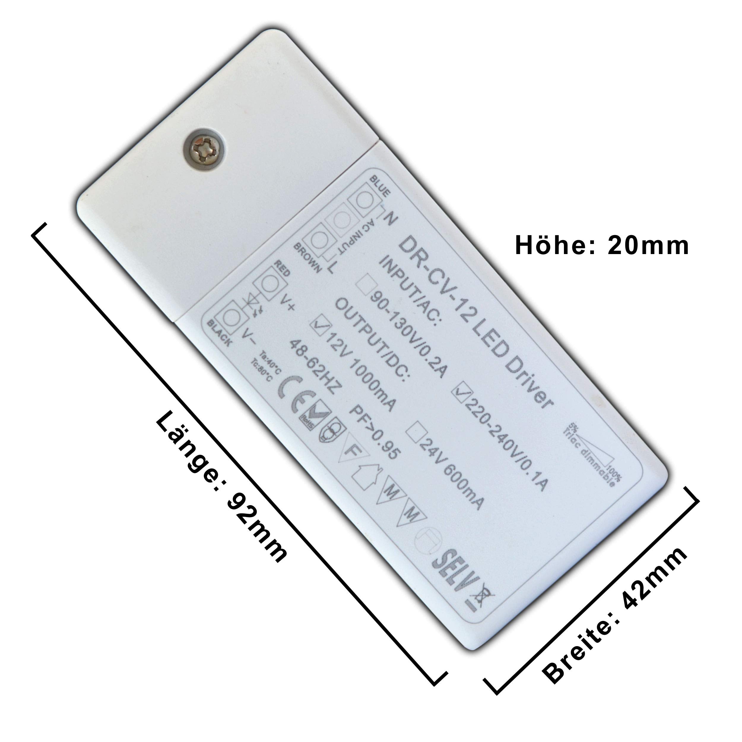 Alimentatore LED Dimmerabile 12V 0-105W - Trasformatore Per Lampade MR16 E G4 - Foto 2