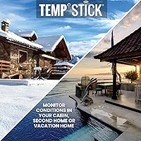 Vista 8 de Temp Stick Remote WiFi Sensor de temperatura y humedad, registrador de datos. Sin suscripción. Monitor 24/7, mensajes de texto ilimitados