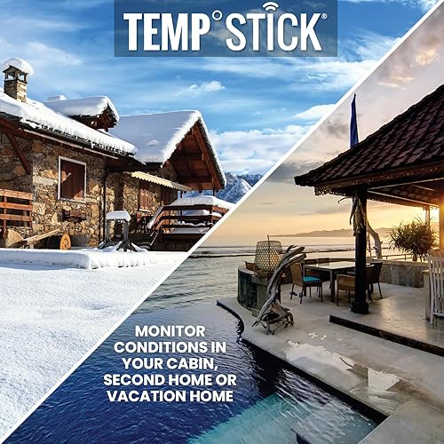 Miniatura 8 de Temp Stick Remote WiFi Sensor de temperatura y humedad, registrador de datos. Sin suscripción. Monitor 247, mensajes de texto ilimitados,