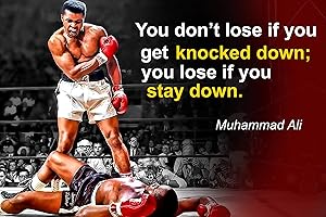 Motivational Wall Art: Muhammad Ali Boxing Quotes Poster
