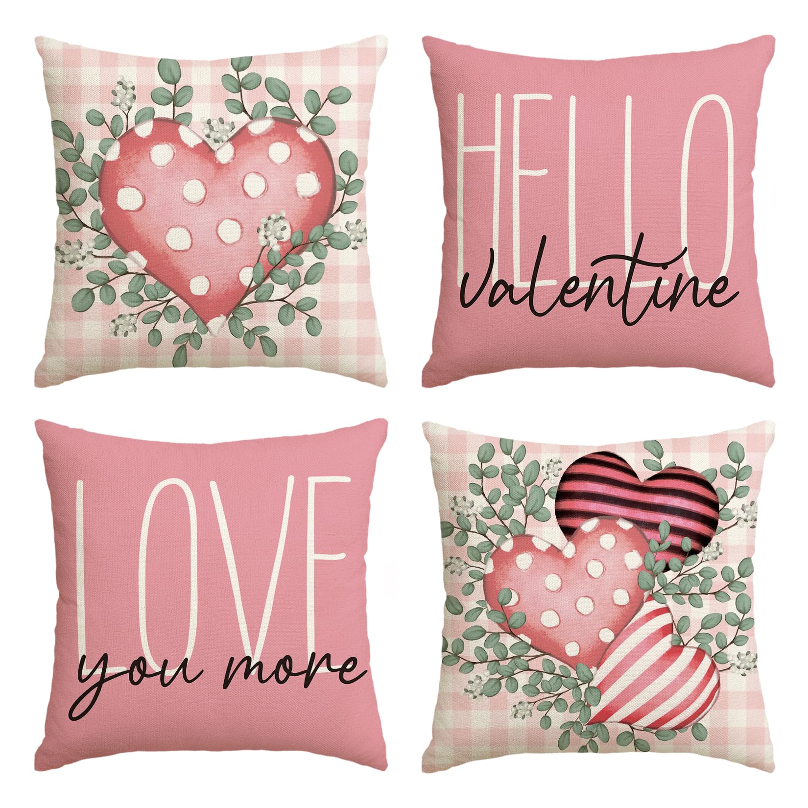 Housse de coussin Love You More pour exprimer votre tendresse au quotidien dans votre intérieur