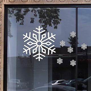 Christmas Snowflakes stickers, Christmas Shop Decor, Xmas snowflake window Stickers, Christmas Nursery Decoration wall sticker