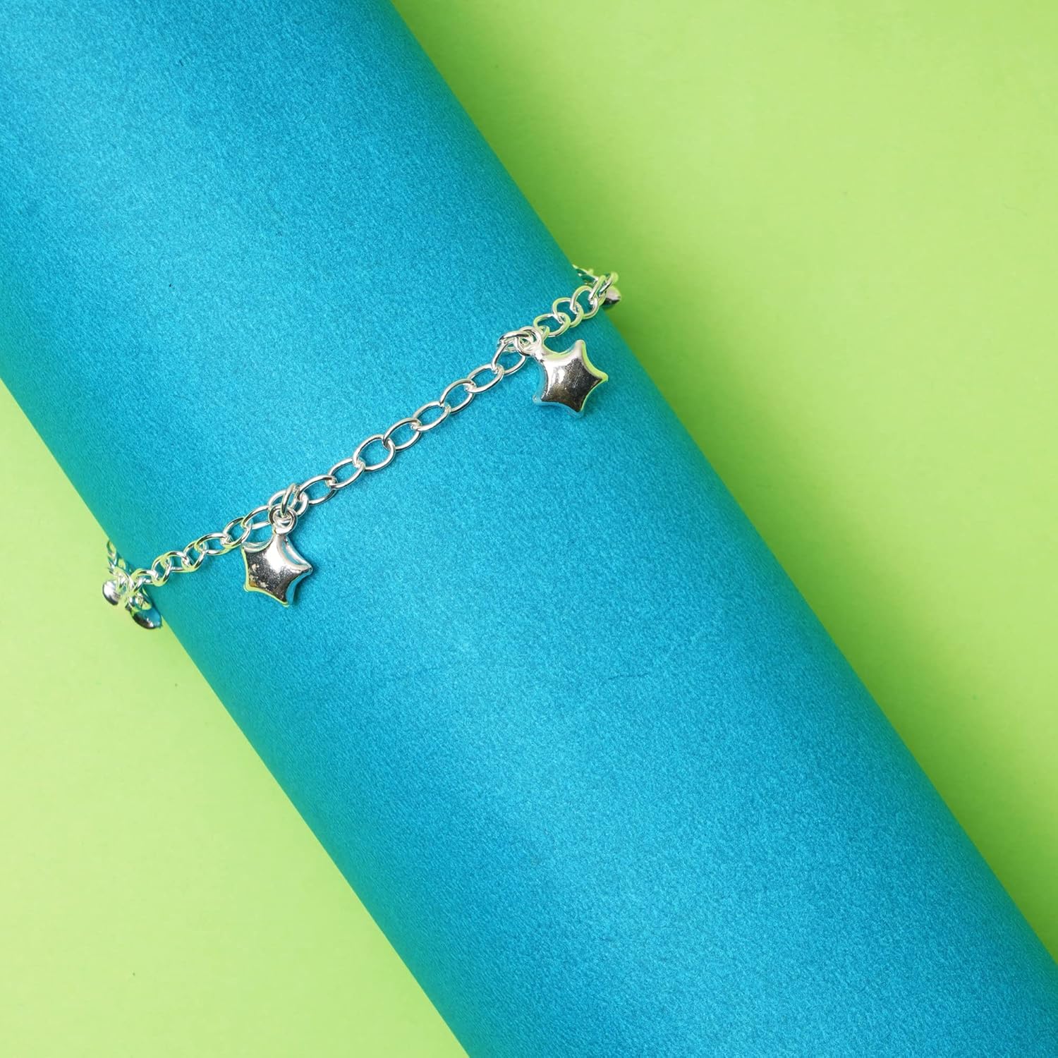 925 Silver Star Charms Bracelet For Women - Image 4