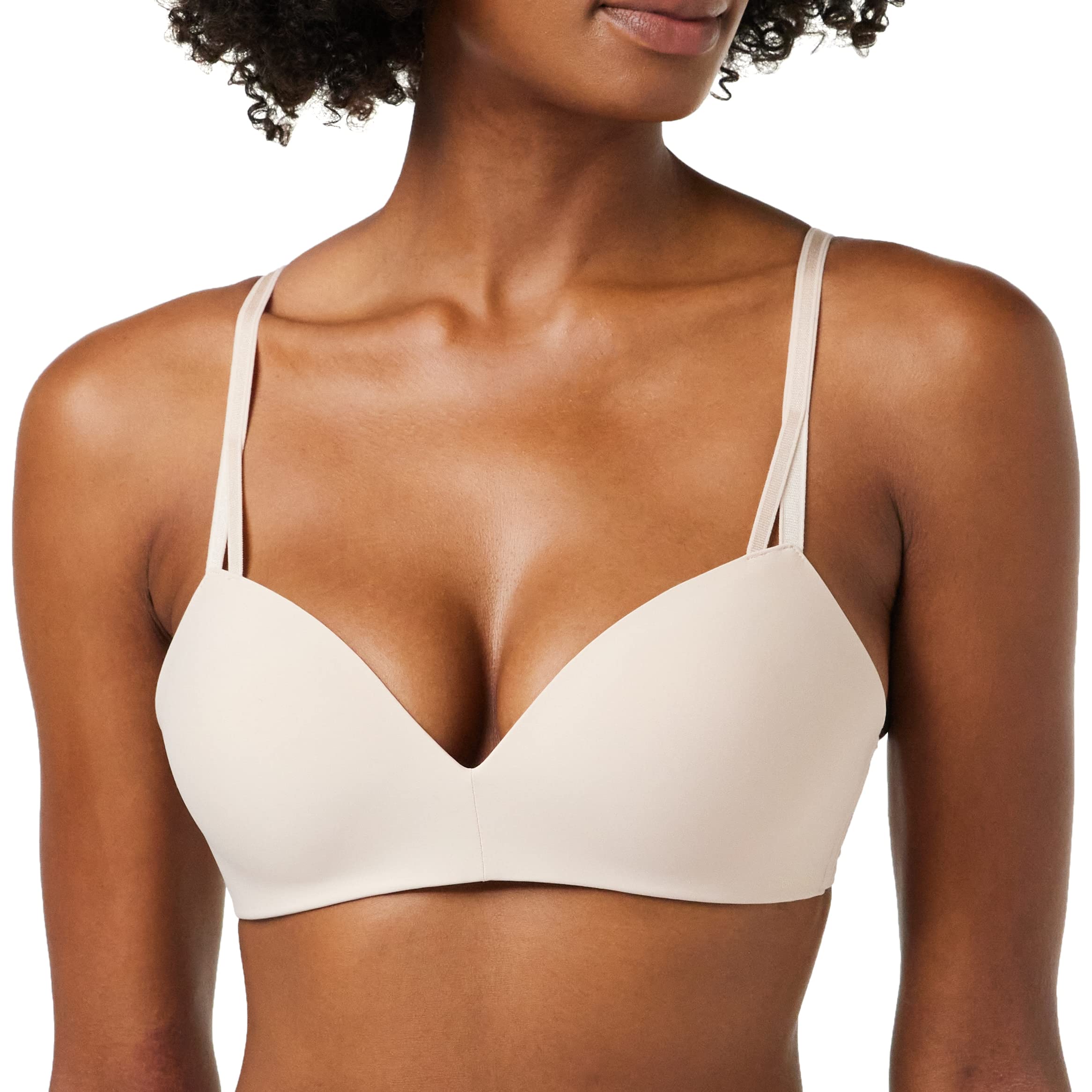 Calvin Klein Donna Reggiseno a Mezza Coppa Lift Elasticizzato, Beige (Beechwood), 2B