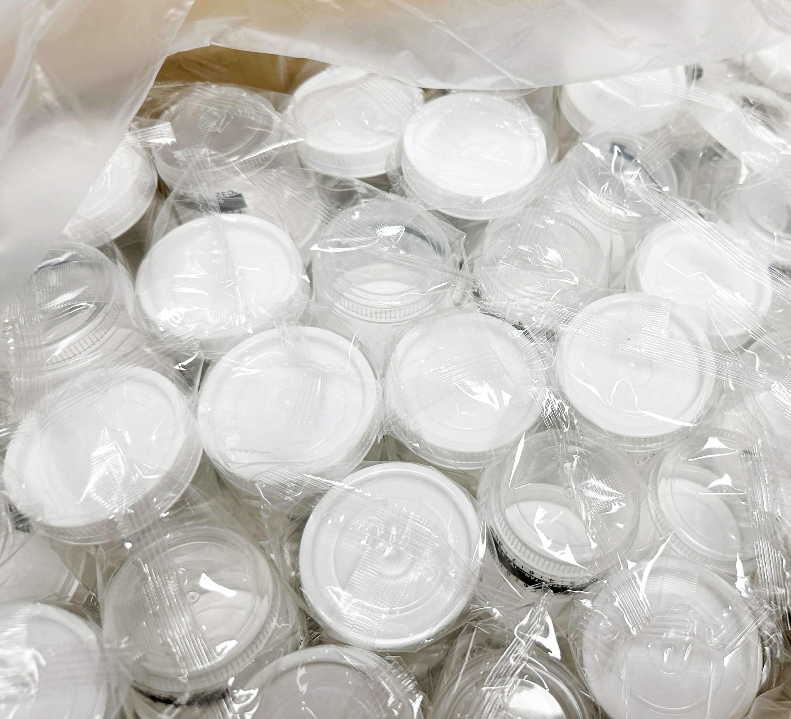 Identify Health Vasos estériles para muestras de orina con tapas, paquete de 25 unidades, colección de orina envueltos individualmente, tira de temperatura, escala de graduación