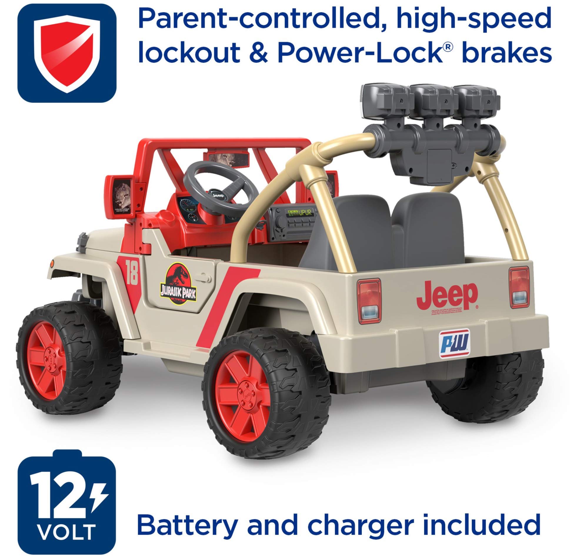 Power Wheels Jurassic World, Jeep Wrangler Power Wheels BBQ Fun Jeep
