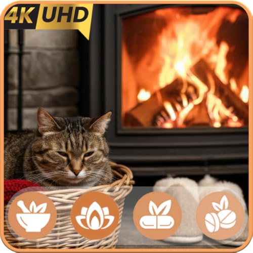Relaxing Fire Sounds – Cozy Fireplace Ambience for Calm and Comfort