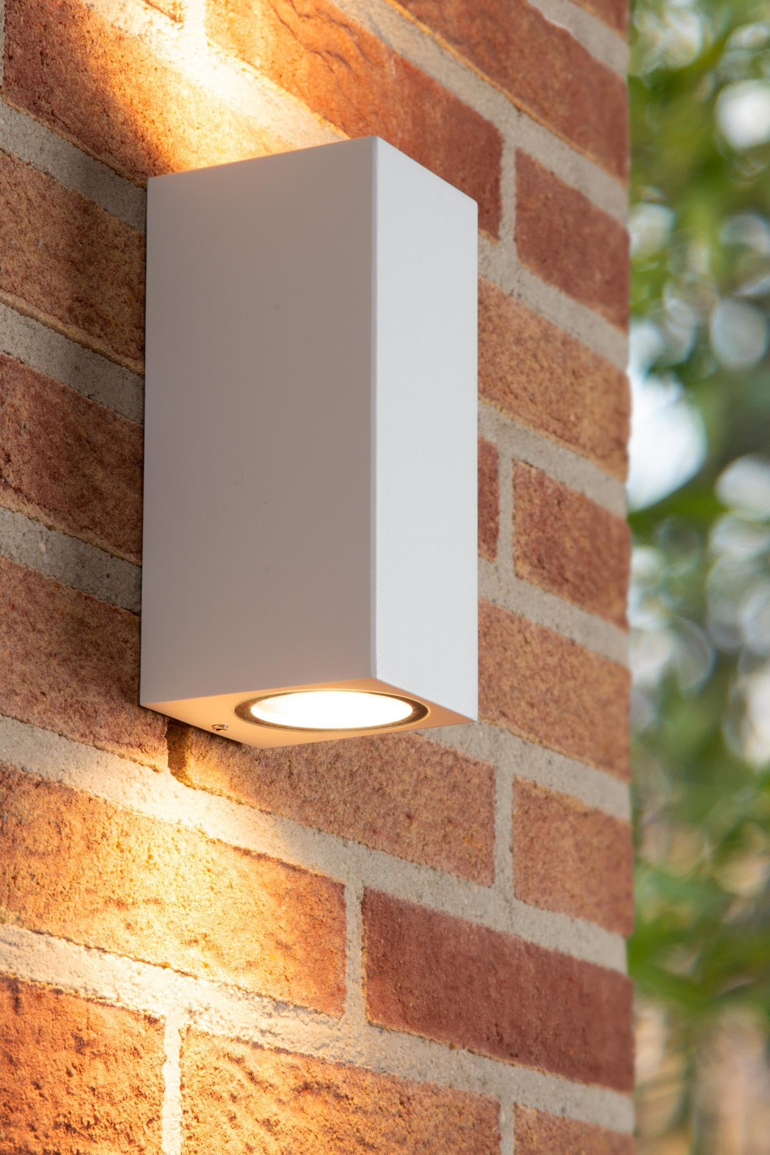 LUCIDE ZARO - Wall Spotlight/Wall Light Indoor/Outdoor - 2xGU10 - IP65 - White - Image 3