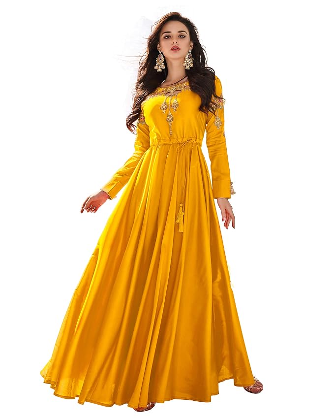 Satin Silk Fabric Long Sleeves 