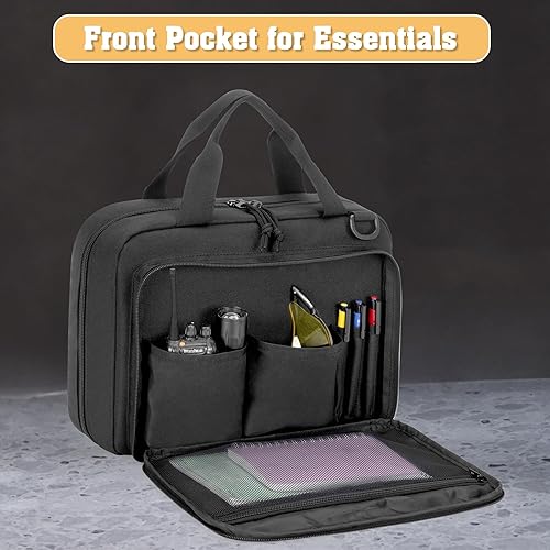 Miniatura 3 de Bolsa táctica para rifle con 8 bolsillos para revistas, soporte para revistas de rifle con correas Molle, portador Mag con cremalleras bloqueables