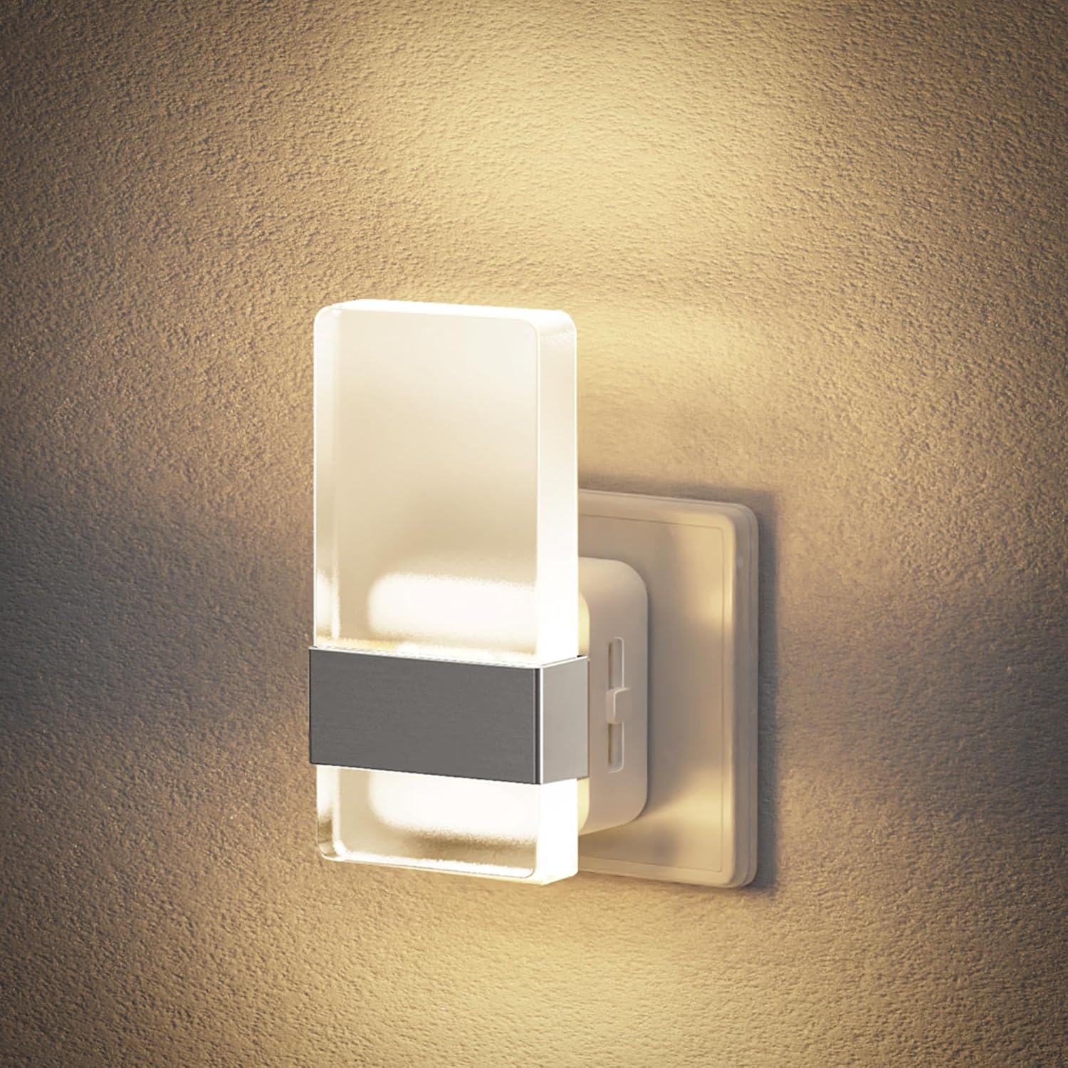 JandCase Night Light Socket with Twilight Sensor Warm White 3000 K [Energy Class F]