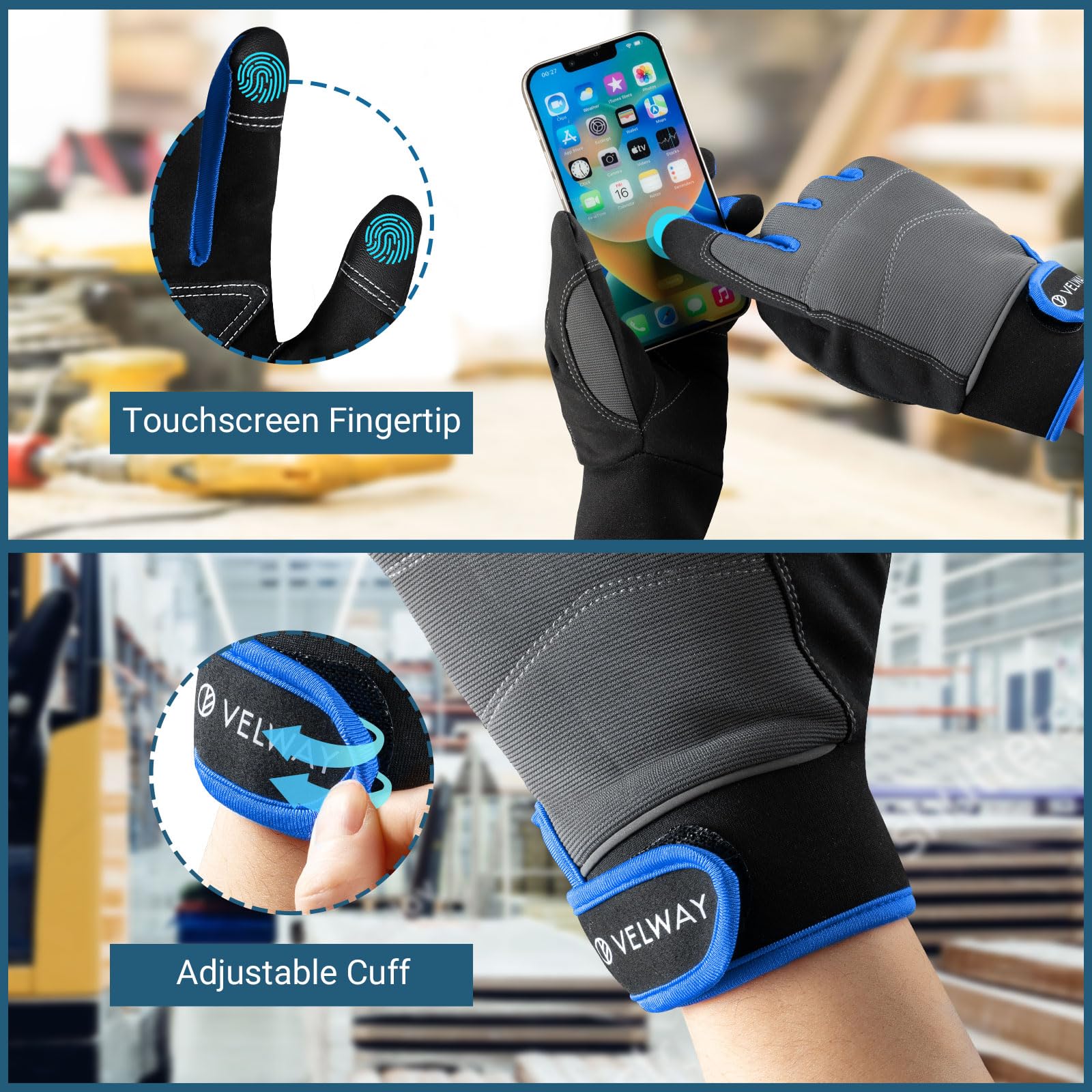 Velway Safety Work Gloves Men & Women - Image 4