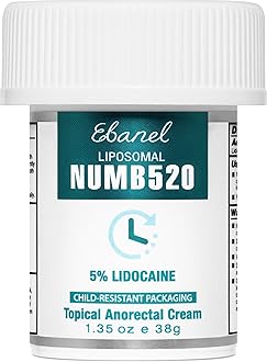 Laboratories 5% Lidocaine Topical Numbing Cream for Painkilling, 1.35oz