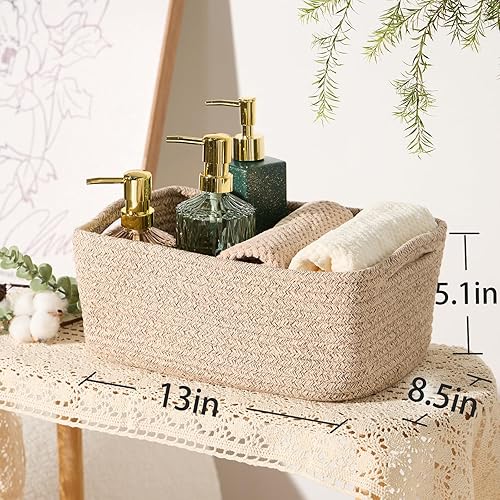 Miniatura 3 de MiniArk Cesta de almacenamiento para estantes  Cubo pequeño para organizador de estantes  Cesta suave para bebé  Cesta de juguetes  Cesta decorativa