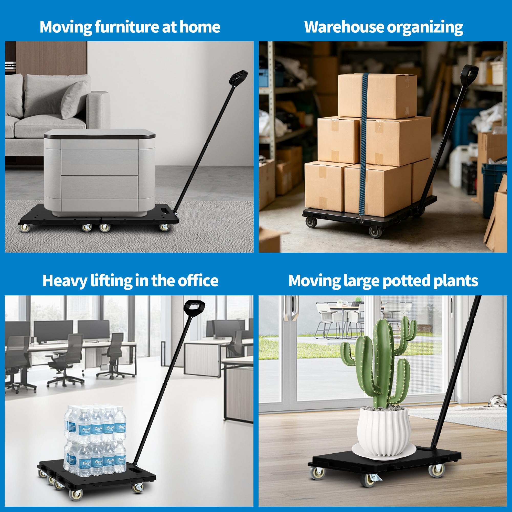 Furniture Dolly Set - 880lbs Capacity, FREE SHIPPING -5