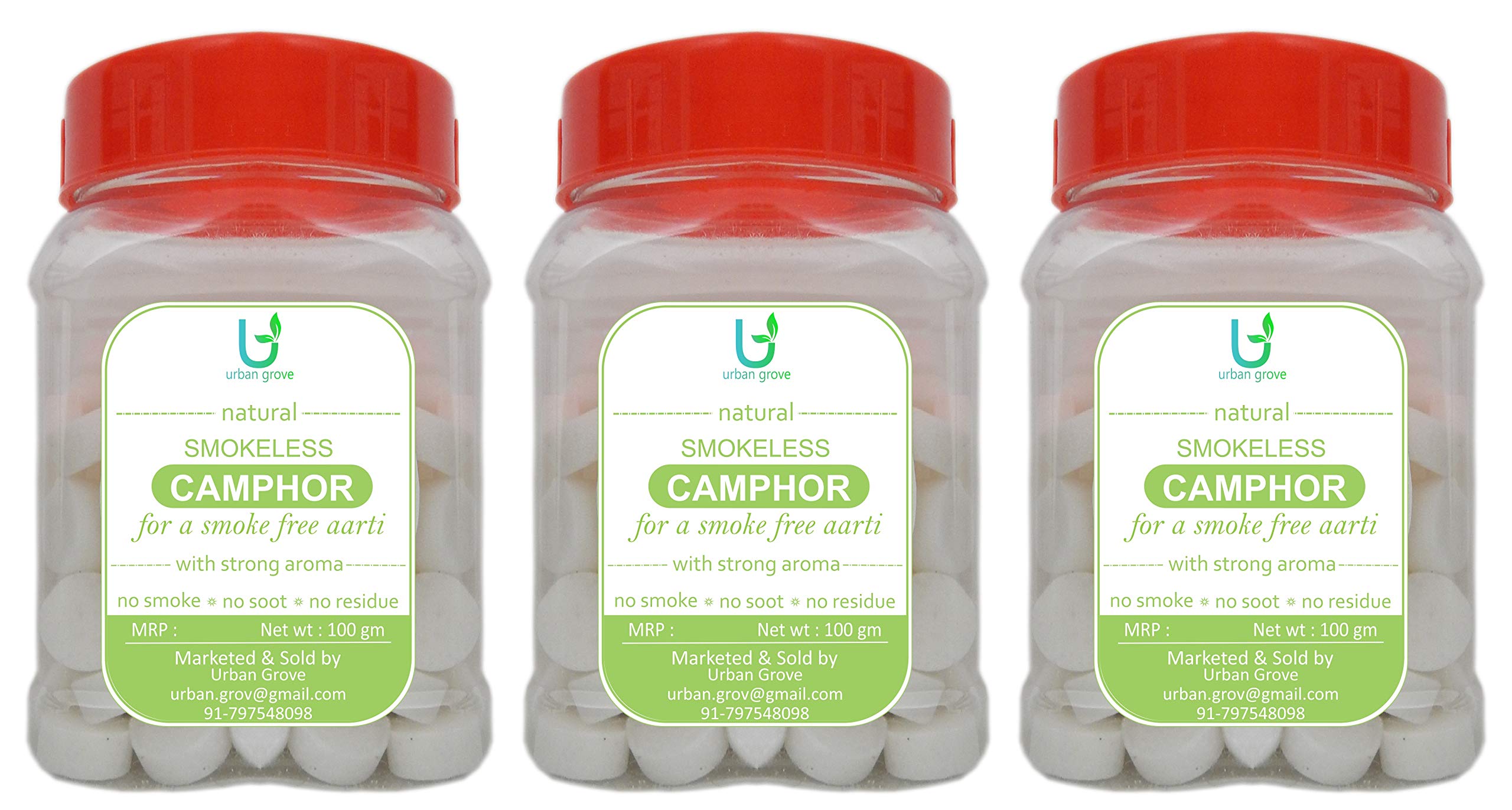 Smokeless Camphor - Long Burning, Smoke-Free -3 Smokeless Camphor - Long Burning, Smoke-Free -3
