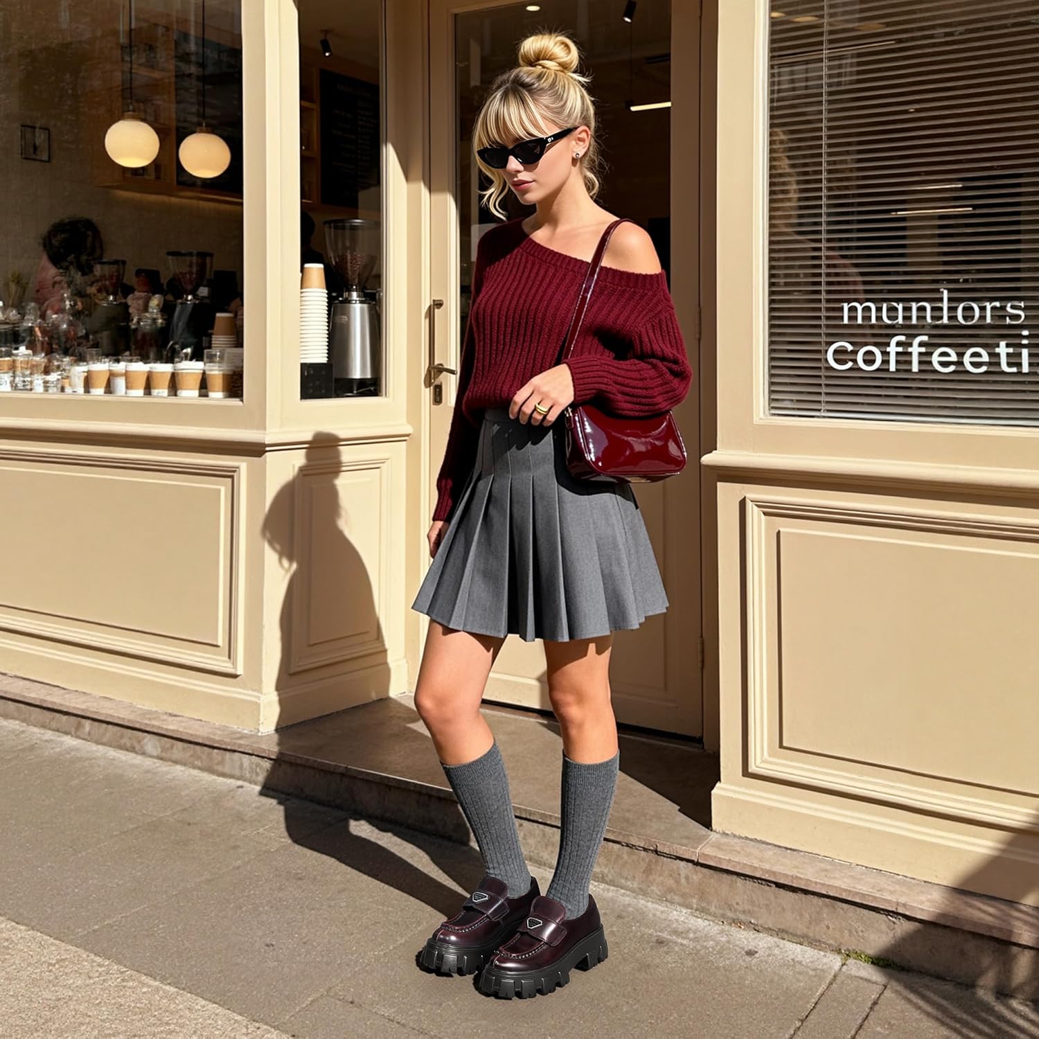 DREAM PAIRS Women's Chunky Loafers Platform Comfortable Slip-On Dressy Business Casual Fashion Outfit Loafer Shoes - Image 2