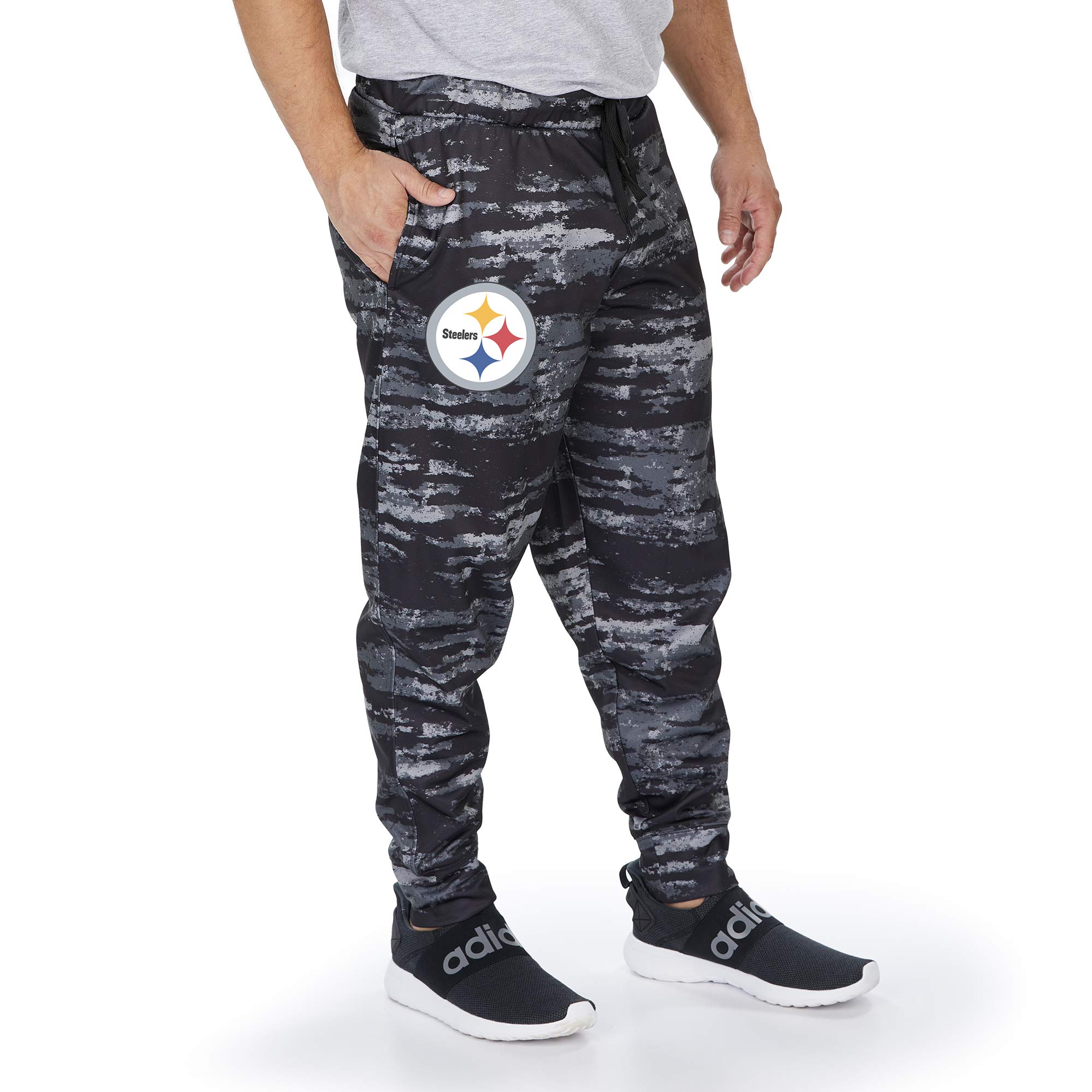 Pantalón deportivo Zubaz NFL para hombre en forro polar cómodo 5