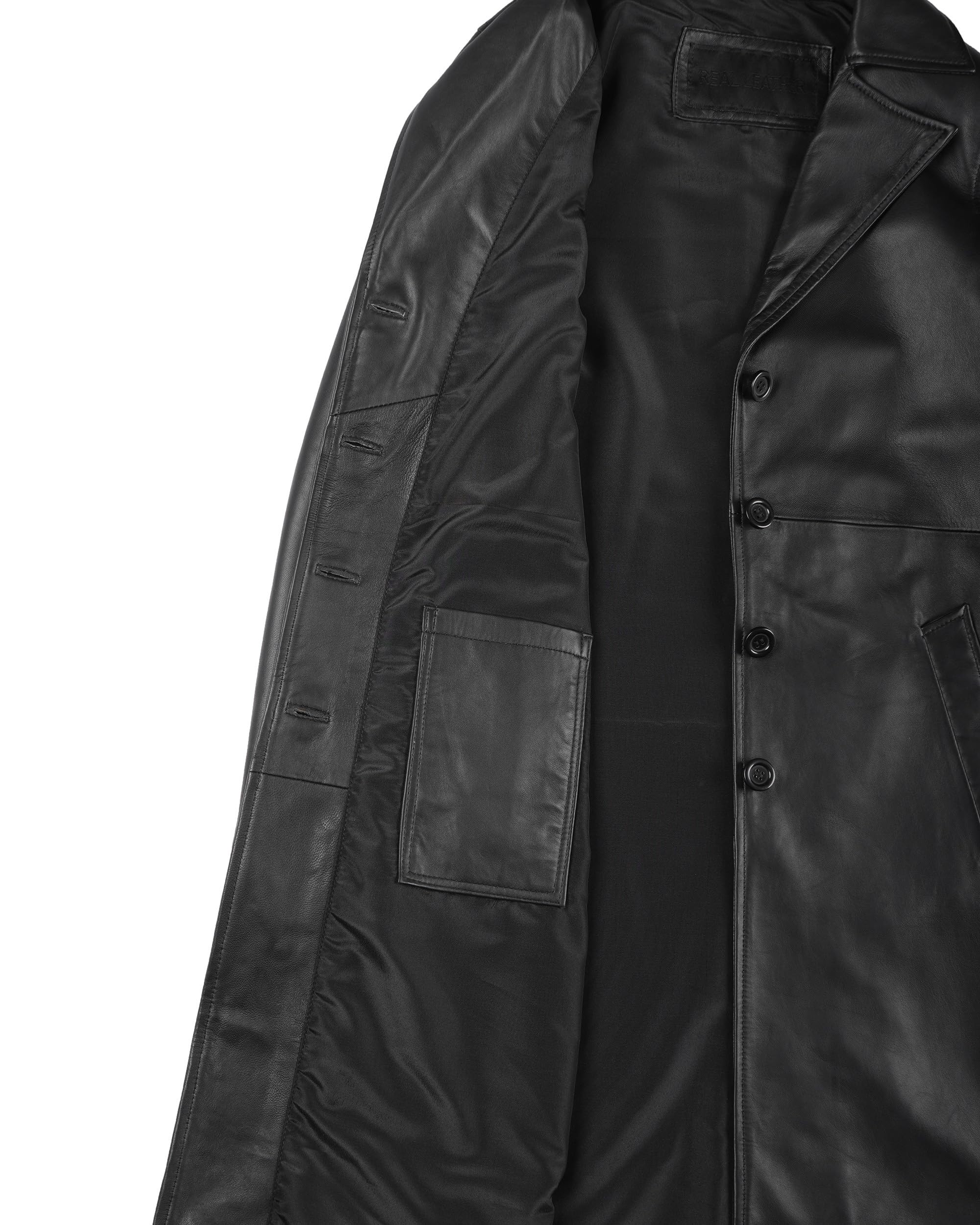 fjackets Stilvolle Lammfell-Automäntel für Damen – echte lange Lederjacke für Damen, lässiger Ledermantel