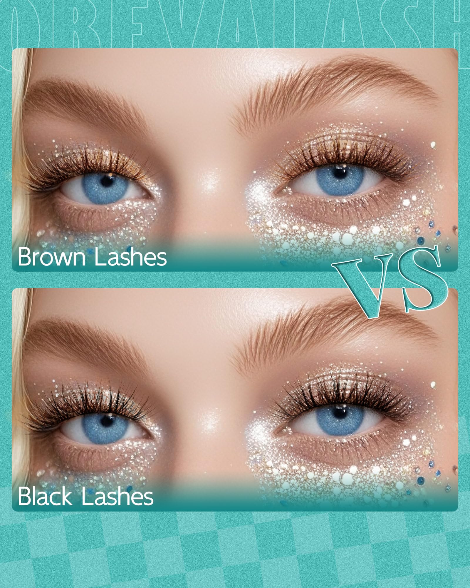 Obeyalash Brown Cluster Lashes Wispy Eyelashes Thin Band Natural Individual Lashes C Curl 7-12mm Eyelash Clusters Volume 120pcs DIY At Home Lightweight and Comfortable - Image 4