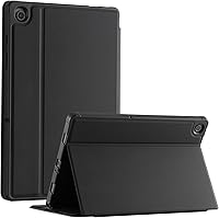 CoBak PU Leather Case for Samsung Galaxy Tab A11+ 11" 2025 - Folio Stand, Auto Sleep/Wake, Multi-Angle View, Black