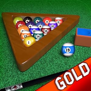 Billard Billardtisch unbegrenzte 8-Ball-Turnier: Einen schwarzen Kugel - Gold Edition