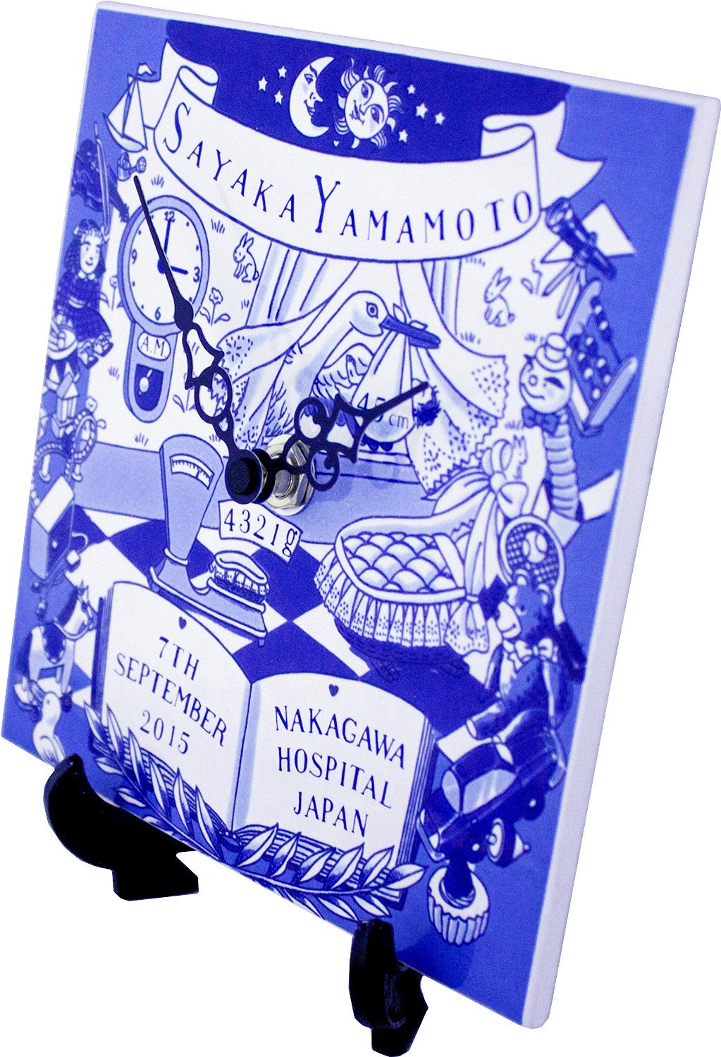 出生時計プレート♡19cmプレート1900円 出生時計プレート♡19cmプレート1900円