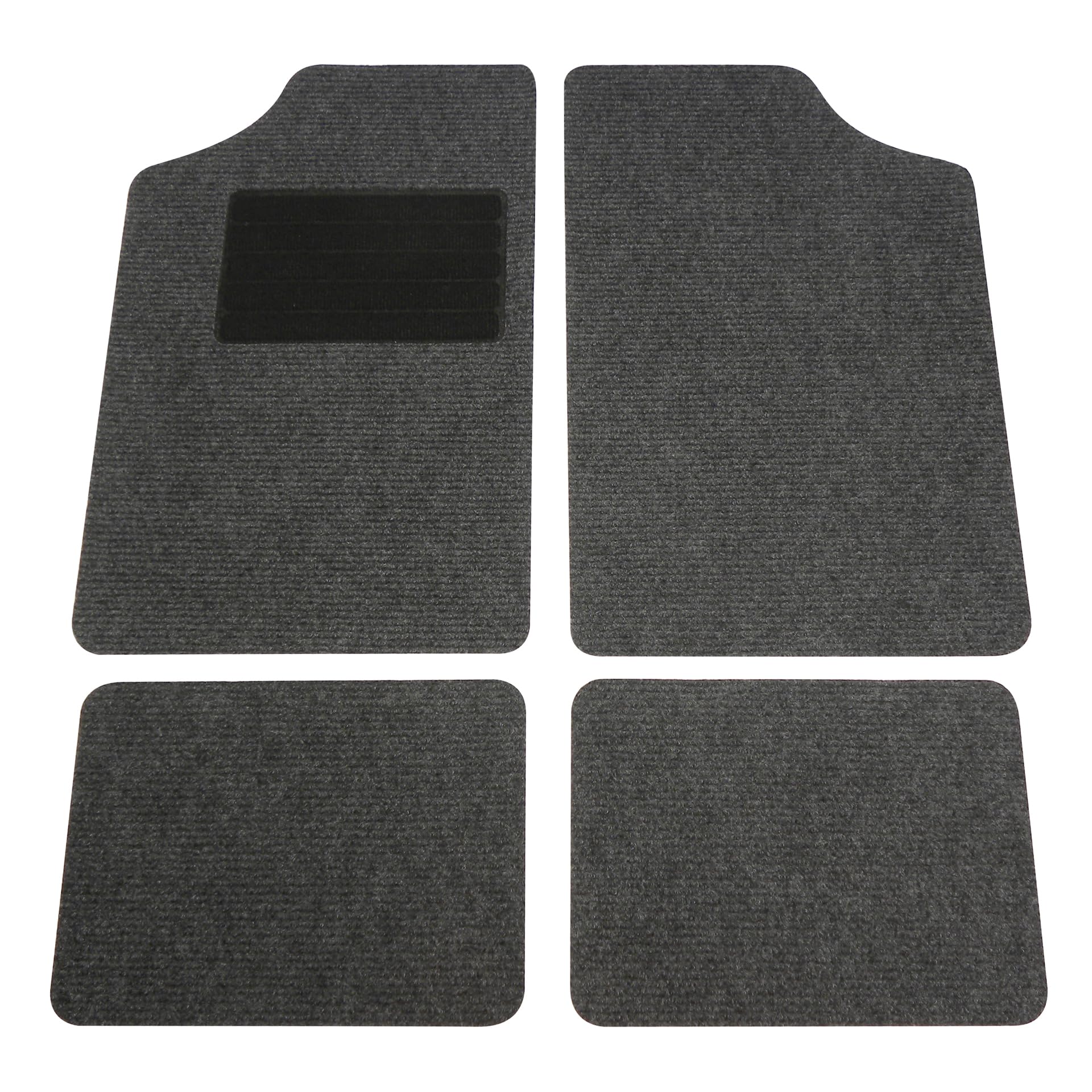 Tapis de sol universel pour voiture Carpoint anthracite moquette auto - 3
