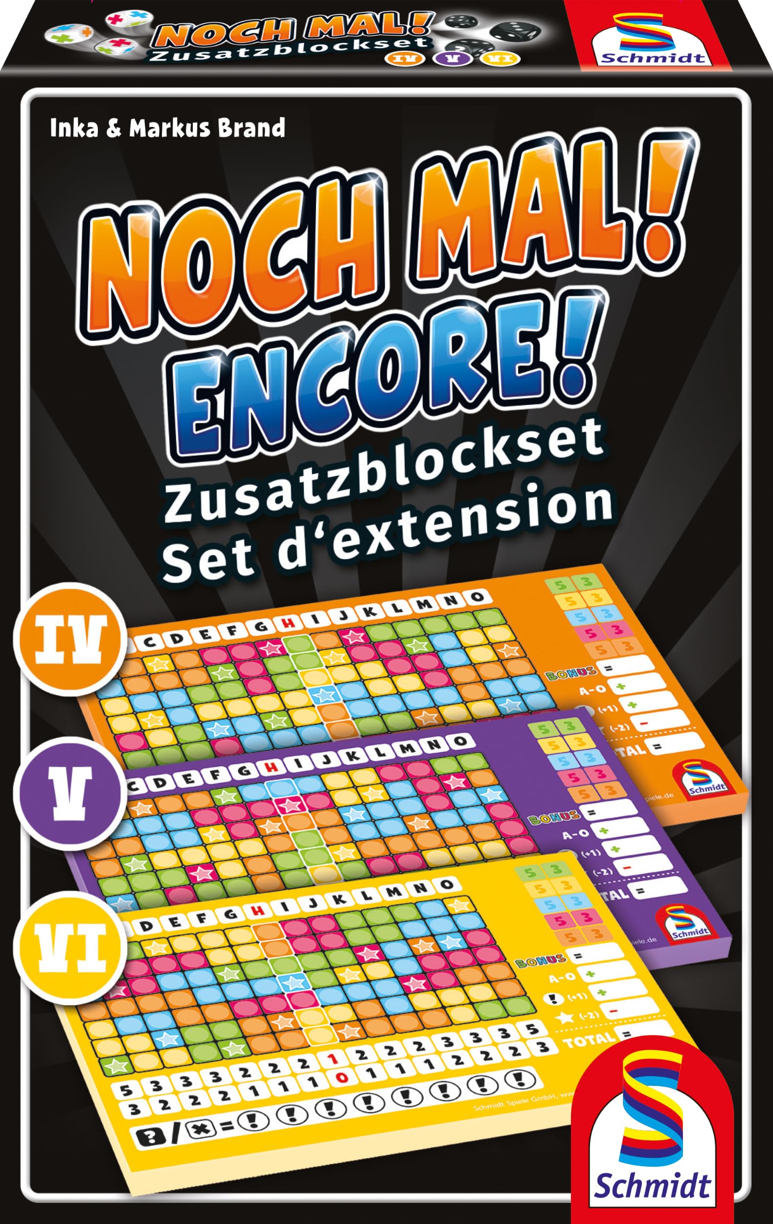 Schmidt Spiele 49345 Noch Mal Zusatzblöcke , 3 Stück (1er Pack)