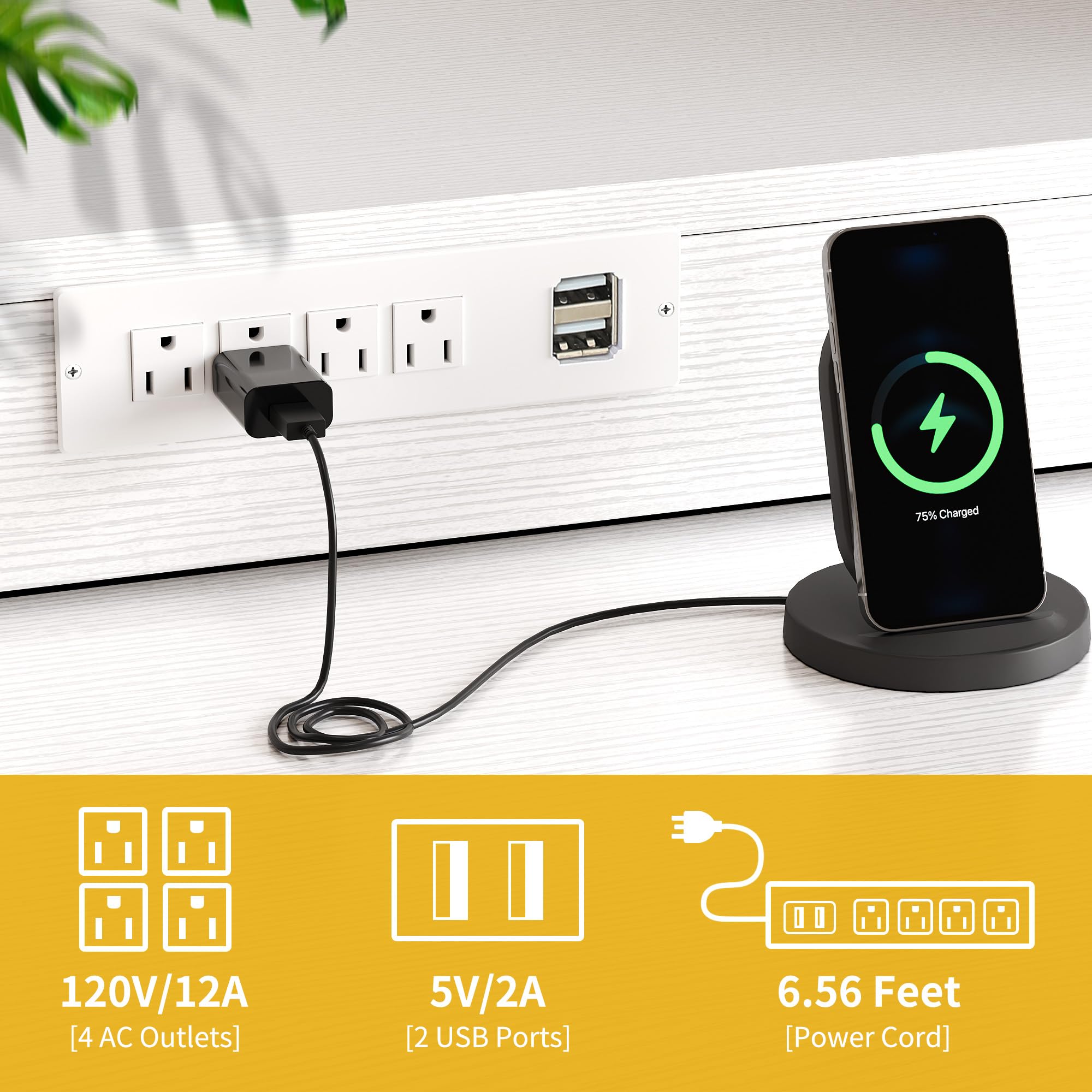 DWVO Sewing Craft Table with Storage, Craft Armoire with Fold-Out Table and USB Power Outlets, Large Capacity Sewing Cabinet with Expandable Desk, Adjustable Shelves for Home or Studio