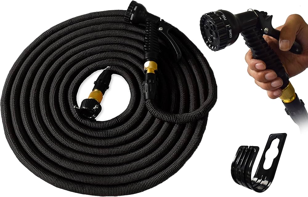 Amazon.co.jp: MTK 伸縮ホース 最大22.5m 多機能ノズル 7パターン 散水