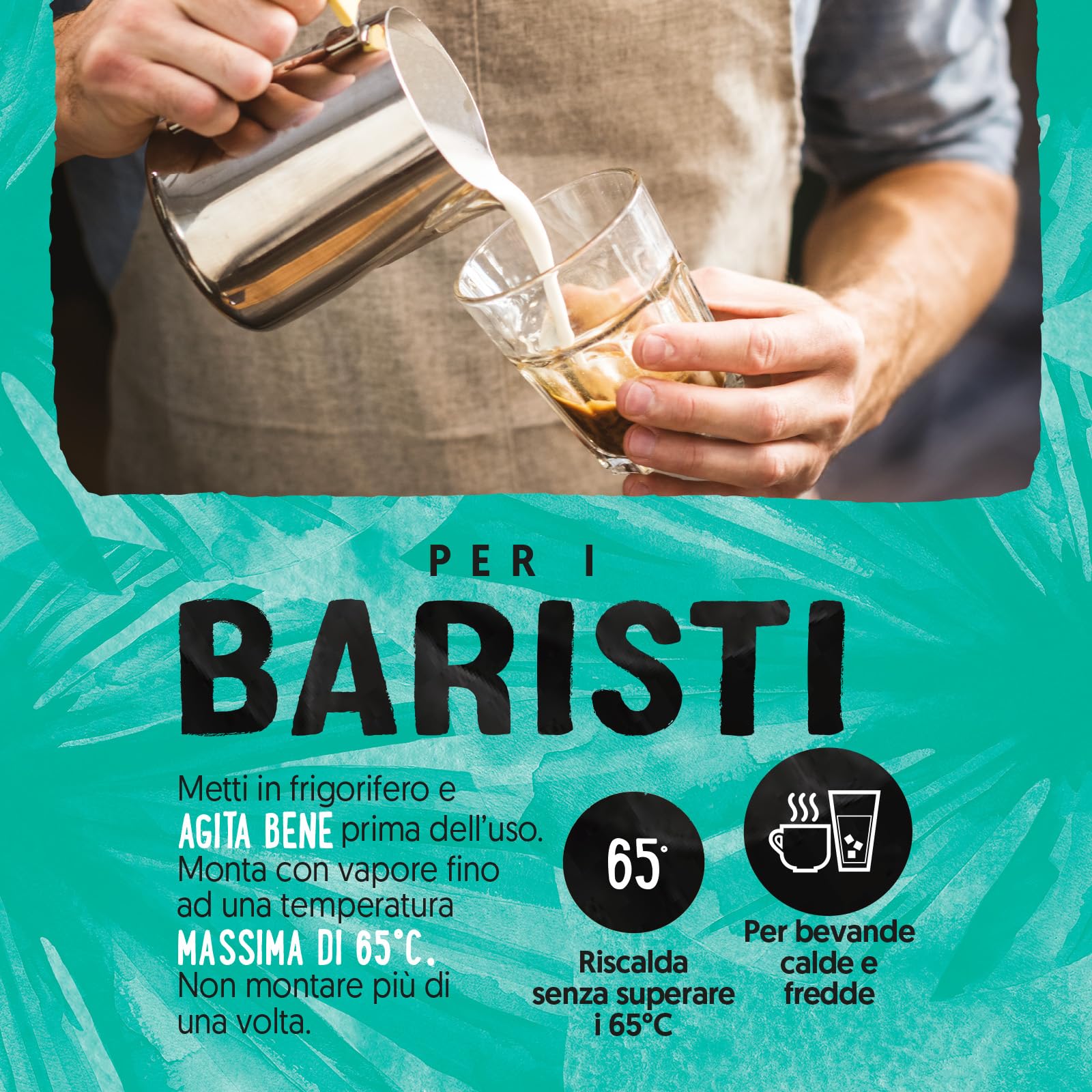 ALPRO BARISTA PROFESSIONAL, Bevanda al COCCO, Naturalmente Senza Lattosio, per Deliziose Creazioni da Bar 100% vegetale, Senza Glutine - 8 confezioni x 1 Litro