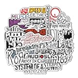 36Pcs Grunge Stickers, 90's Grunge Music, Rock Stickers, Rock Band Decals, Music Gifts for Men and Women
