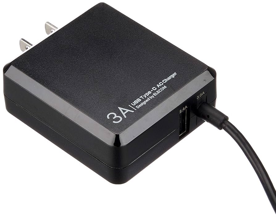 エレコム USB 充電器 ACアダプター コンセント [ スマホ 対応 ] usb type c USB×1ポート 急速充電器 折畳式プラグ ブラック MPA-ACCFW154BK n5ksbvb Amazon | エレコム 充電器 15W Aポート×1 Type-Cケーブル 1.5m