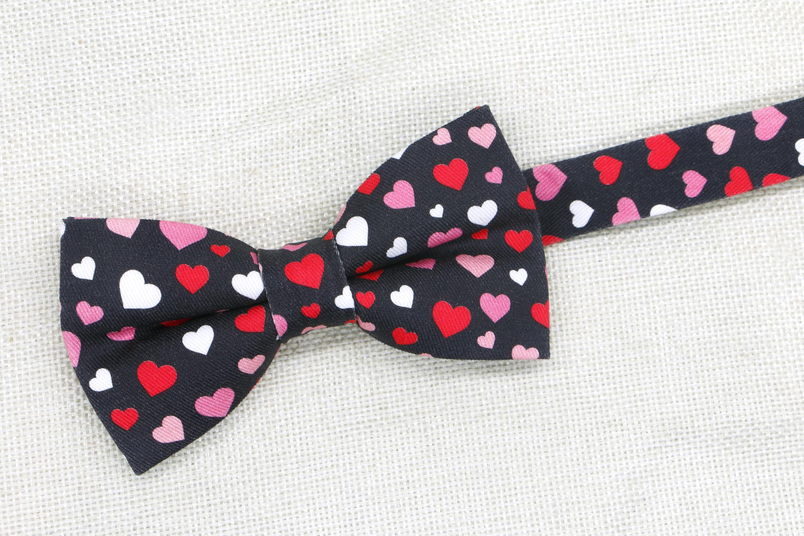 OCIA Nœud papillon réglable en coton avec motif mignon pré-noué pour adultes et enfants