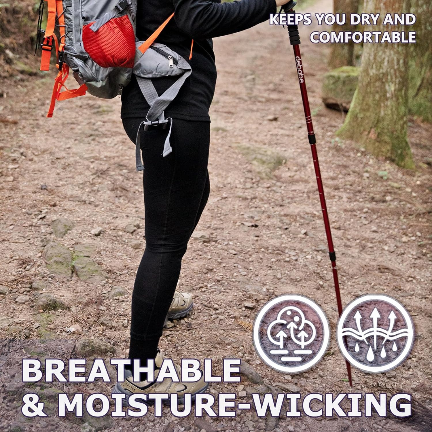 Merino Protect 100% Merino Wool Leggings Womens Thermal Base Layer Pants Soft Long Underwear Johns for Hiking Skiing - Image 4