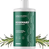 Vista 13 de Champú voluminizador de biotina para cabello fino - Champú para cabello fino con menta, argán y aceites esenciales para el cuidado del cabello