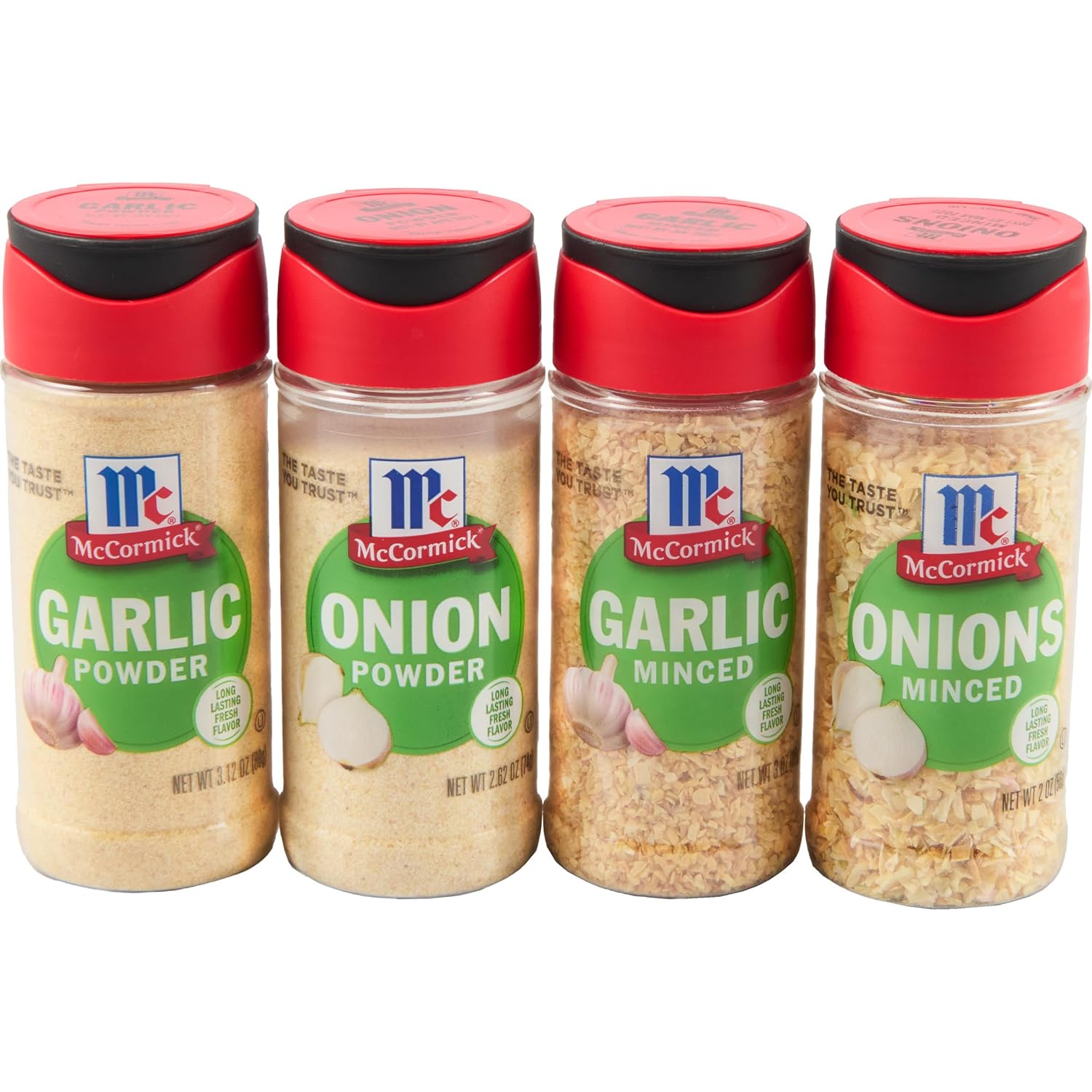 McCormick Garlic & Onion 4 Count Variety Pack, 1.02 lb 1.02 Pound (Pack of 1)