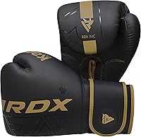 Vista 37 de RDX Boxing Gloves, Pro Training Sparring, Maya Hide Leather, Muay Thai MMA Kickboxing, Men Women Adult, Heavy Punching Bag Focus Mitts Pads Workout