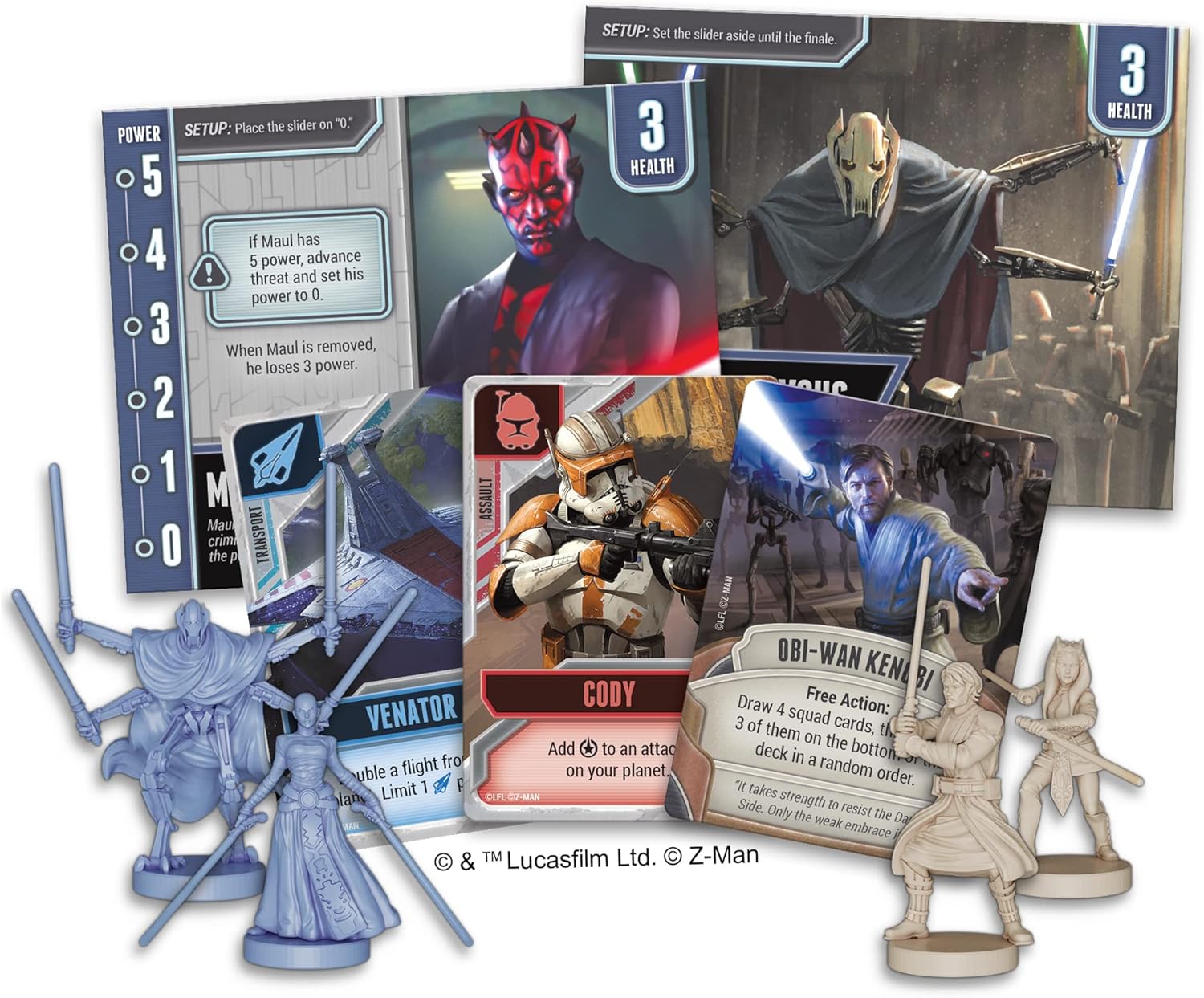 Star Wars: The Clone Wars – A Pandemic System Board Game for Family Game Night, Cooperative Strategy Game, Ages 14+, 1-5 Players, 60 Minute Playtime, Made by Z-Man Games