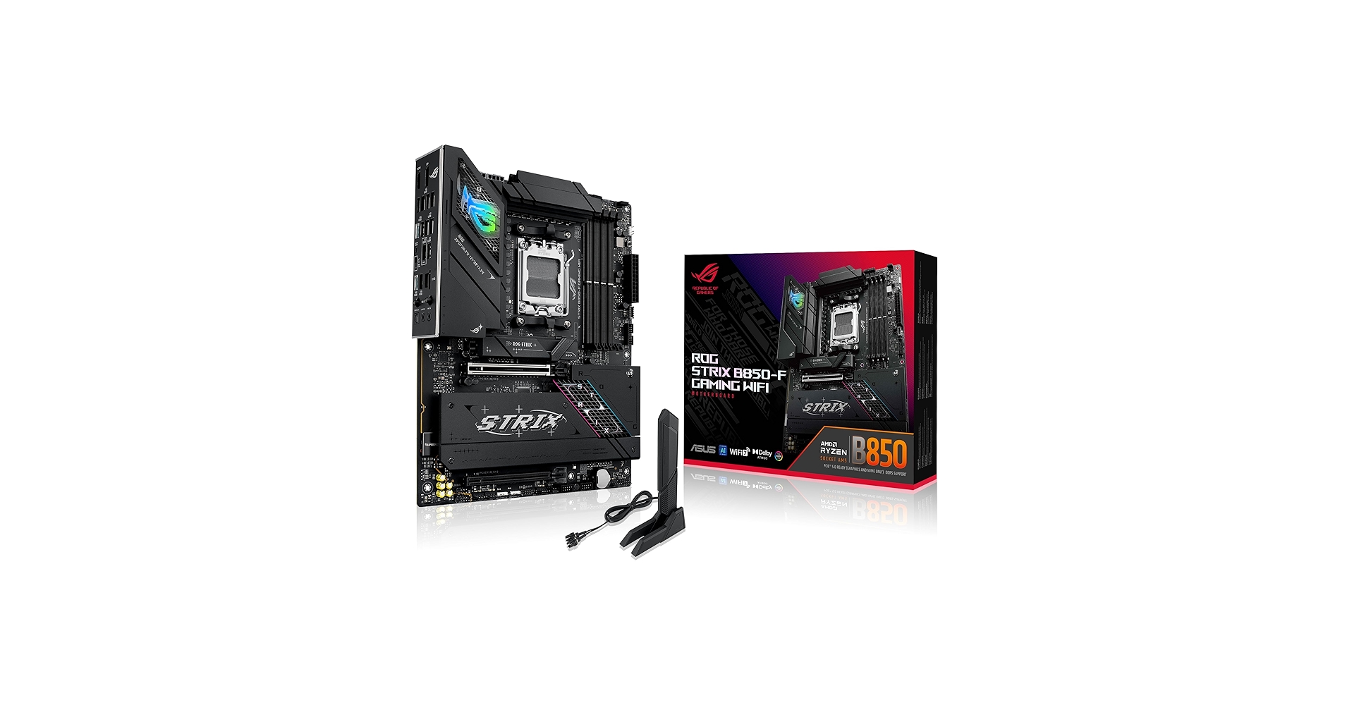 ASUS AMD AM5 B850 ATX マザーボード　ジャンク　動作未確認 マザーボード(Socket AM5) ROG STRIX B850-A GAMING WIFI ［ATX