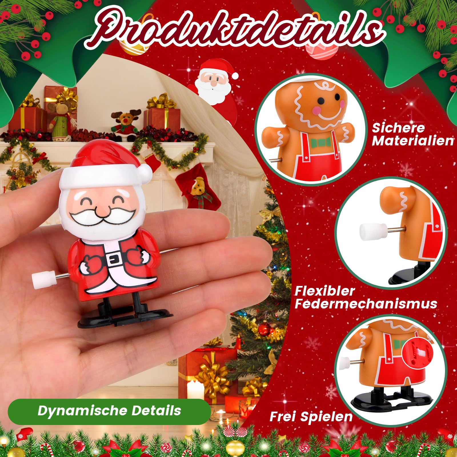 Pipihome Christmas Wind Up Toys - Image 3