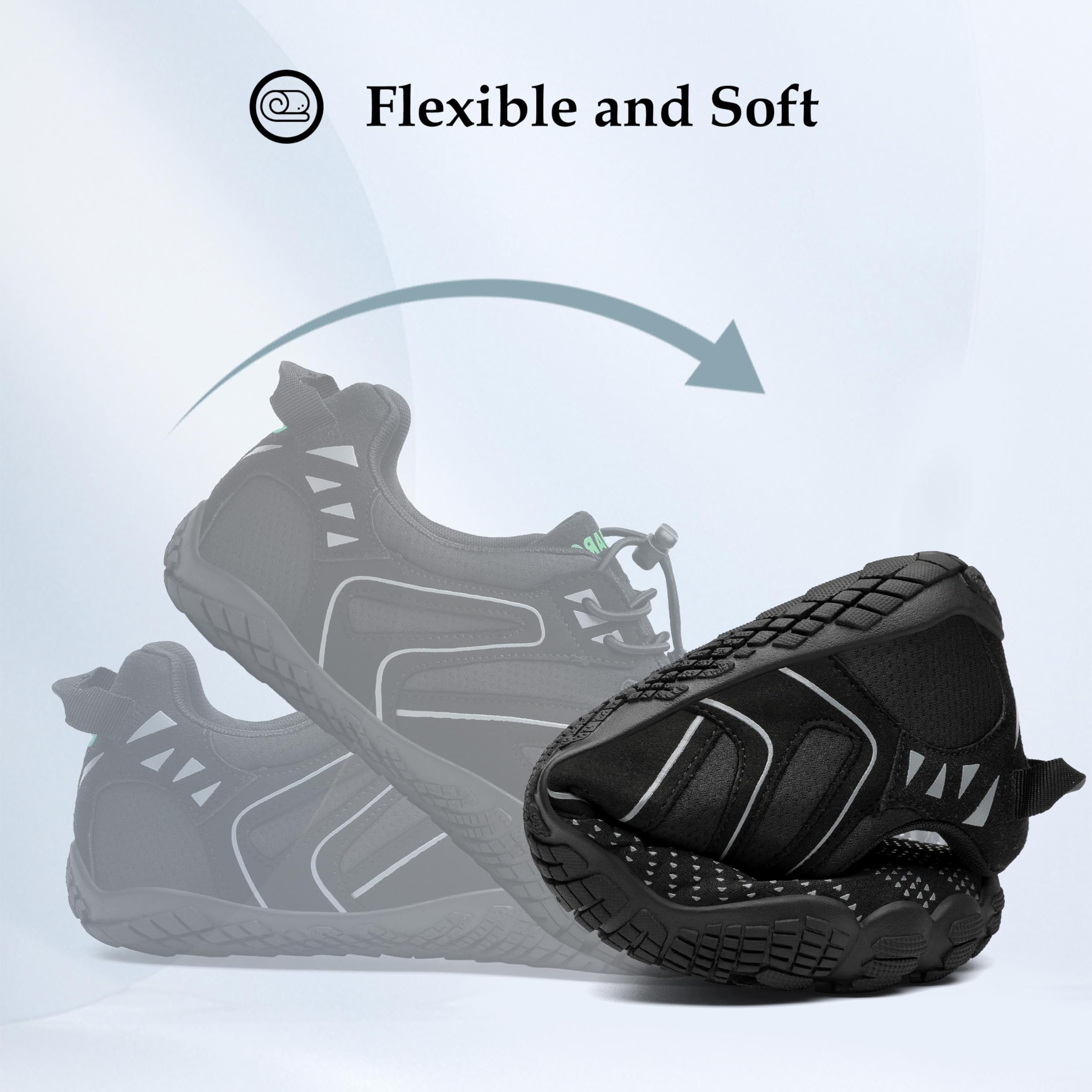 SAGUARO Scarpe Barefoot Minimaliste Uomo Scarpe da Trail Trekking Scarpette da Scoglio
