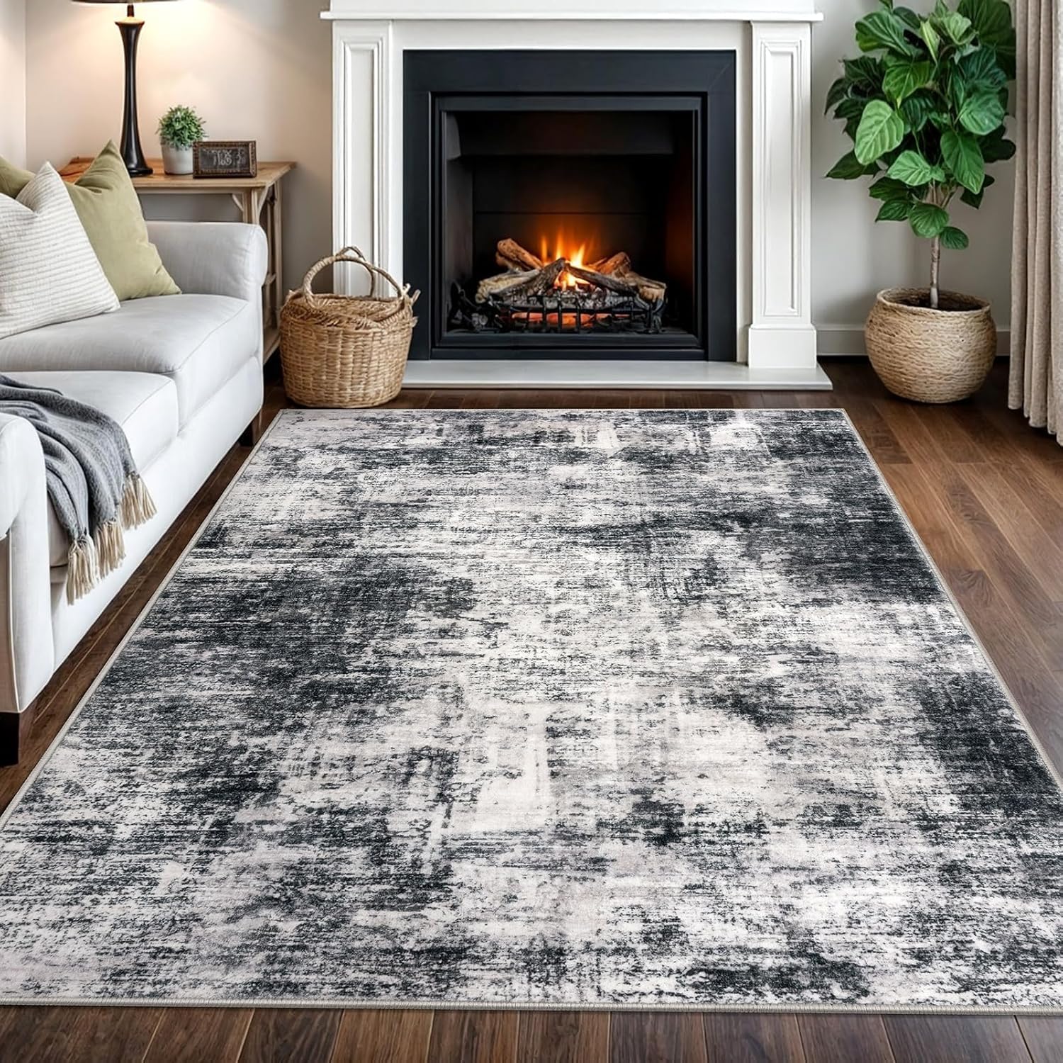 Tapis de couloir lavable pour protéger les sols avec un design moderne