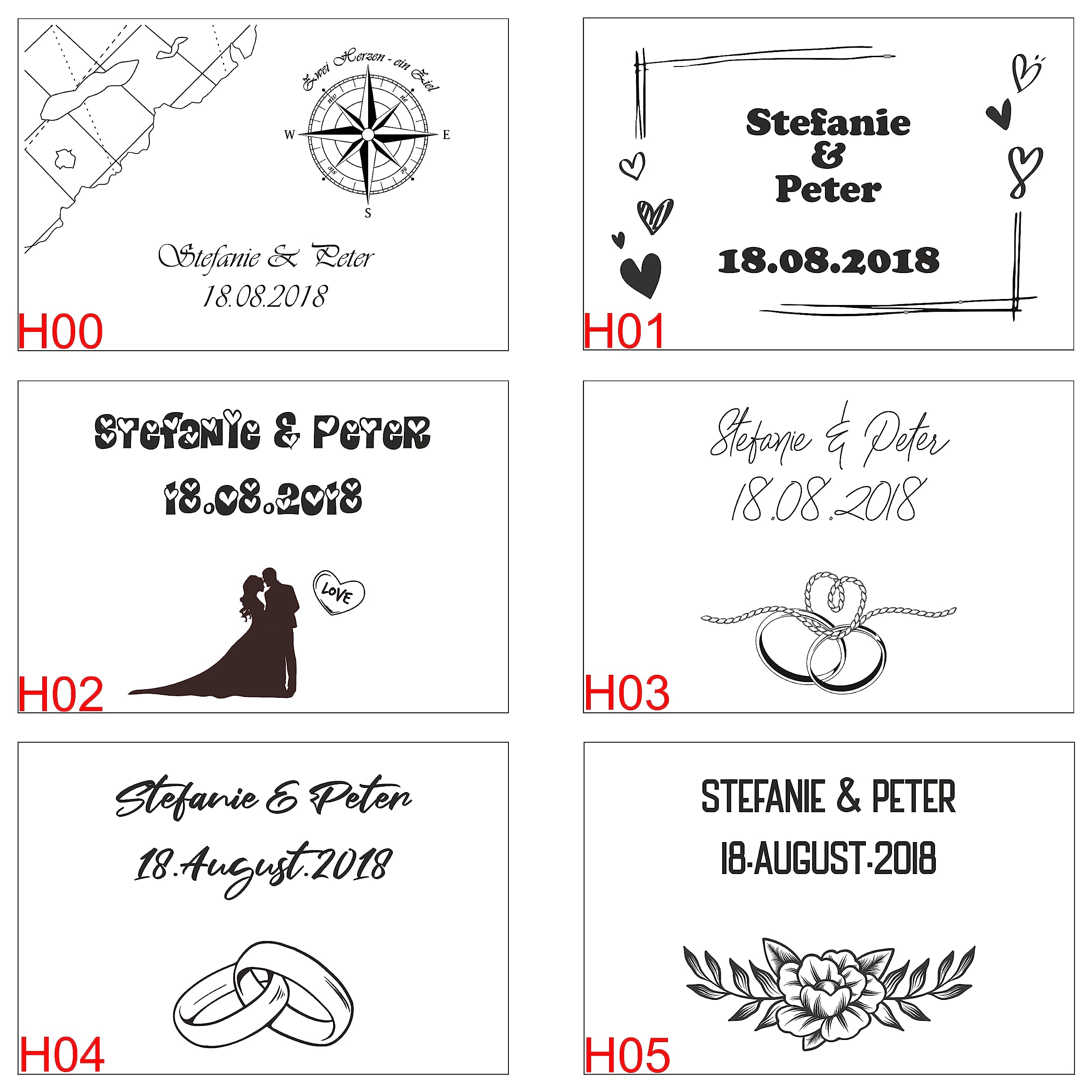 Generisch Erinnerungsbox Hochzeit personalisiert, Erinnerungskiste mit Namen und Hochzeitsdatum, mit persönlicher Gravur für das Brautpaar, Aufbewahrungsbox als Hochzeitsgeschenk (natur XXL)